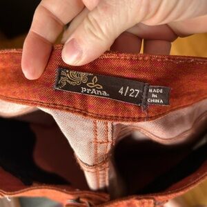 Prana Women's Pants in Burnt Orange